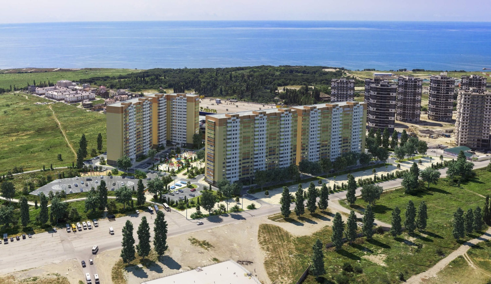 С видом на море