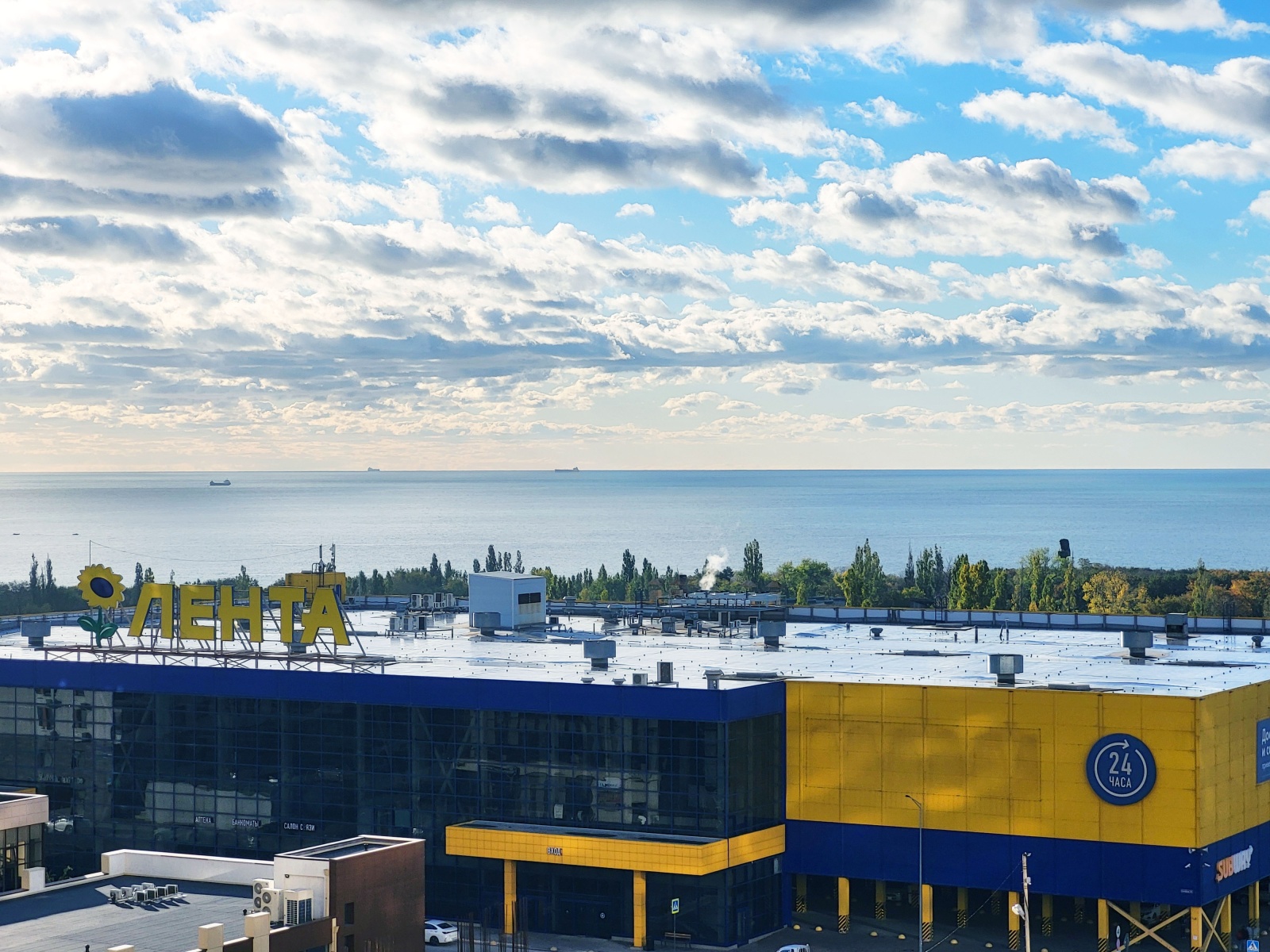 С видом на море