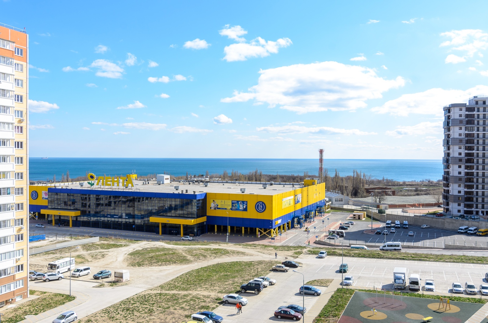 С видом на море